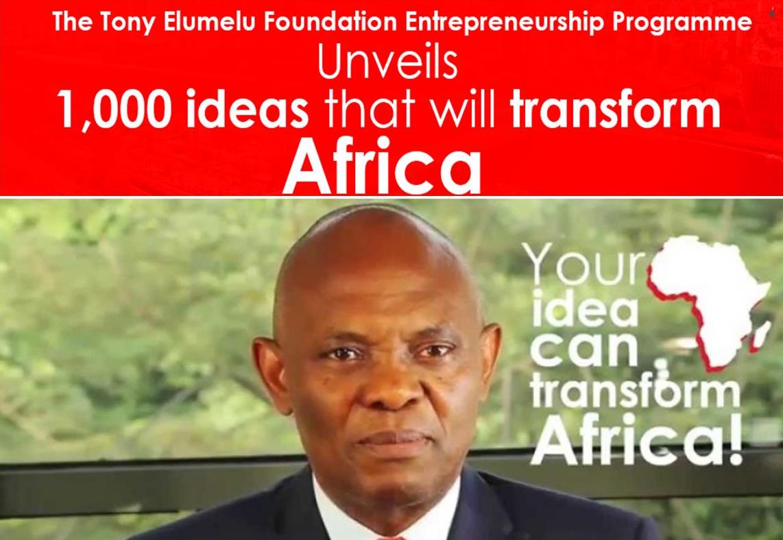 Africa Blooms - Tony Elumelu Foundation- Ideas To Transform Africa