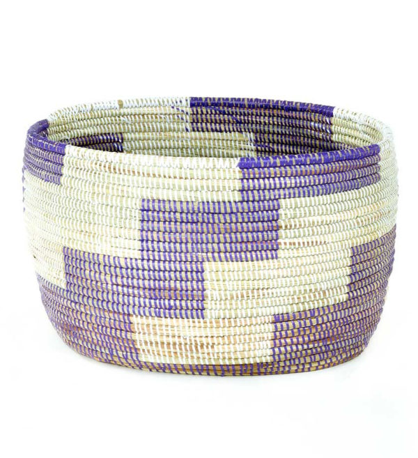 Purple Clothes Basket - Africa Blooms