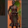 Brown African Dashiki Dress - Mid Length Ankara Dress - 1y - AFRICA BLOOMS