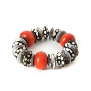 Red African Beaded Bracelet - SHOP AFRICA BLOOMS