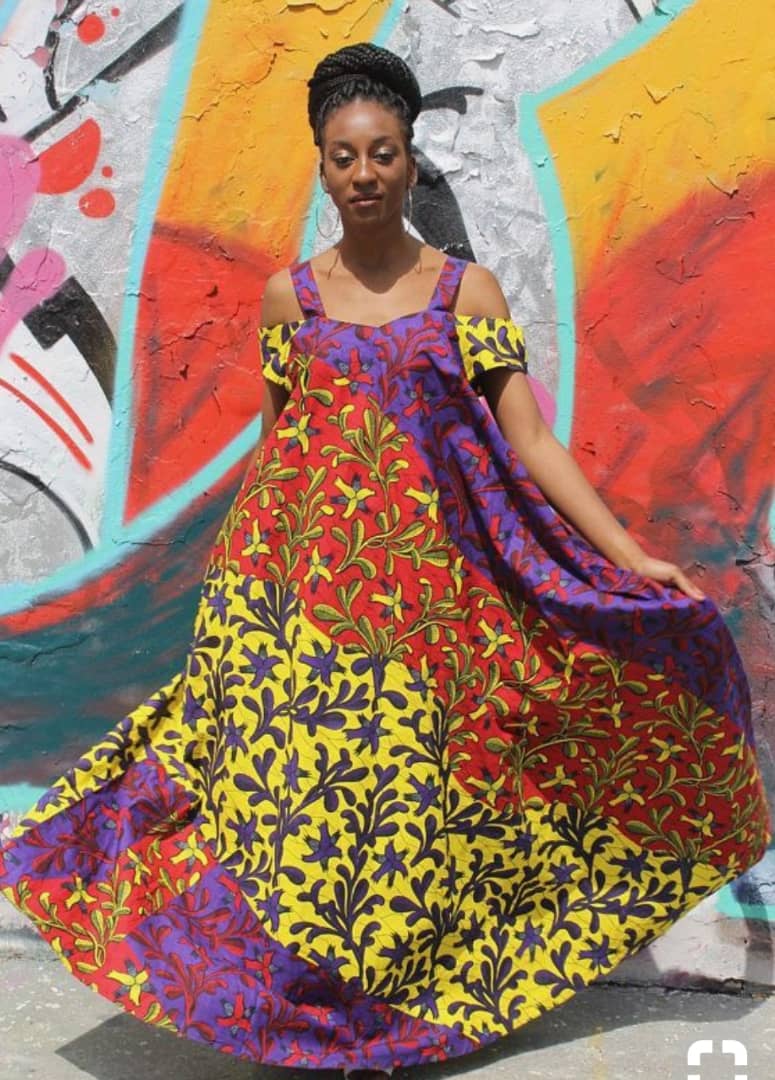 African Dress Kente | African Clothing Women Dresses | Africa Blooms
