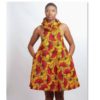 Short Yellow Ankara Styles - African Print Dresses - 1 - AFRICA BLOOMS