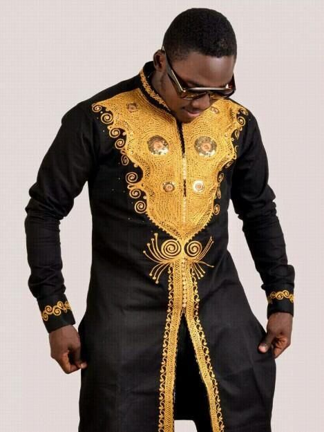 African clothing African wear African fashion Grooms men attire Men embriodery outfit