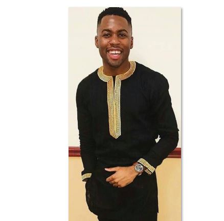 black and gold african attire