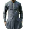Gray African Attire - Traditional Dress Men - AFRICA BLOOMS
