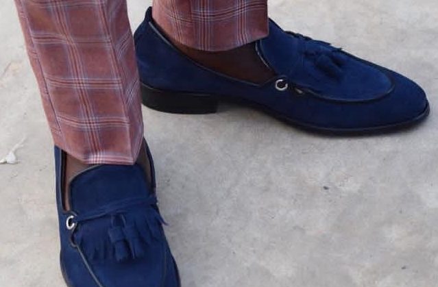 mens blue suede dress shoes