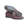 Chocolate Brown Mens Tassel Loafers - Dress Shoes for Men - AFRICABLOOMS