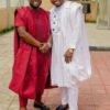 Burgundy Wine Latest Agbada Styles for Wedding - AFRICA BLOOMS