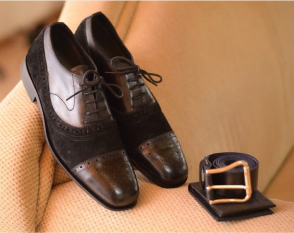 Black Mens Fashion Dress Shoes - AFRICA BLOOMS
