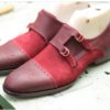 Wine Burgundy Mens Dress Shoes for Wedding - AFRICA BLOOMS