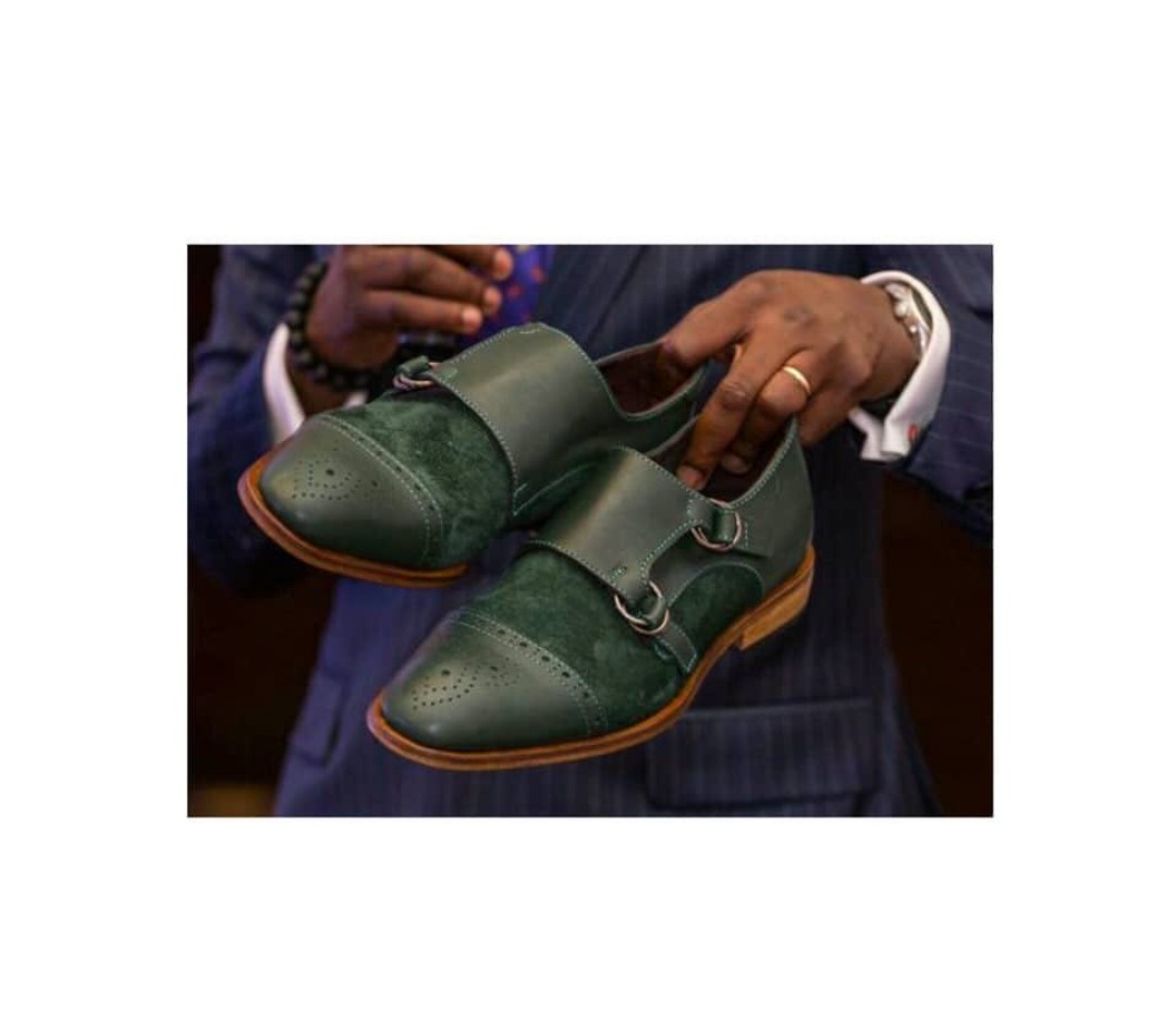 men's green casual shoes