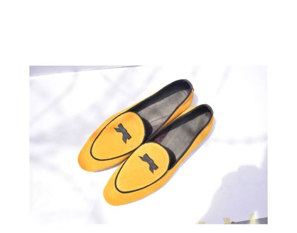 Yellow Mens Dress Shoe for Wedding - Mens Tassel Loafers - Mens Fashion Dress Shoes - AFRICABLOOMS