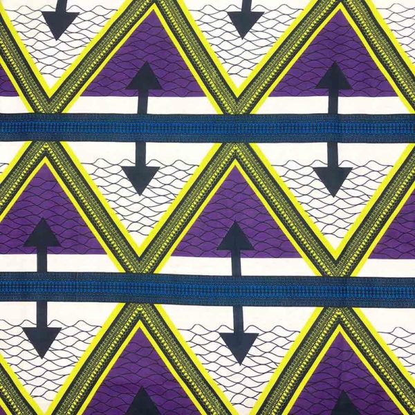 African Fabric - Purple Ankara African Print Fabric Shop - 22 - AFRICABLOOMS