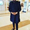 All Black Agbada Nigerian Mens Style - AFRICA BLOOMS