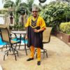 Gold & Black Agbada for Men - AFRICA BLOOMS