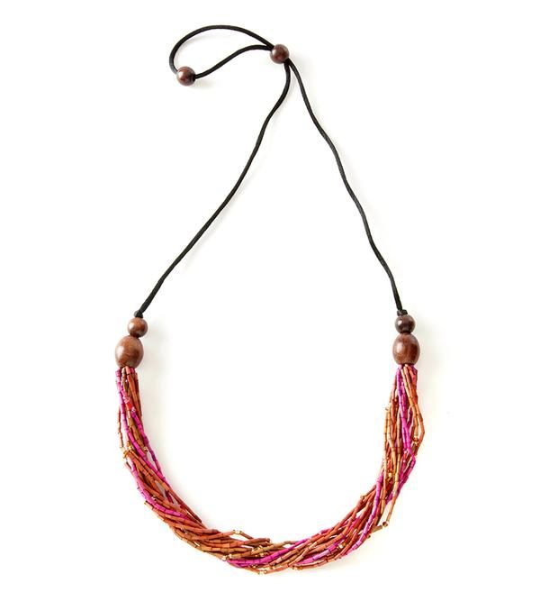 African Beaded Necklace - Long African Necklace - 7 - AFRICABLOOMS