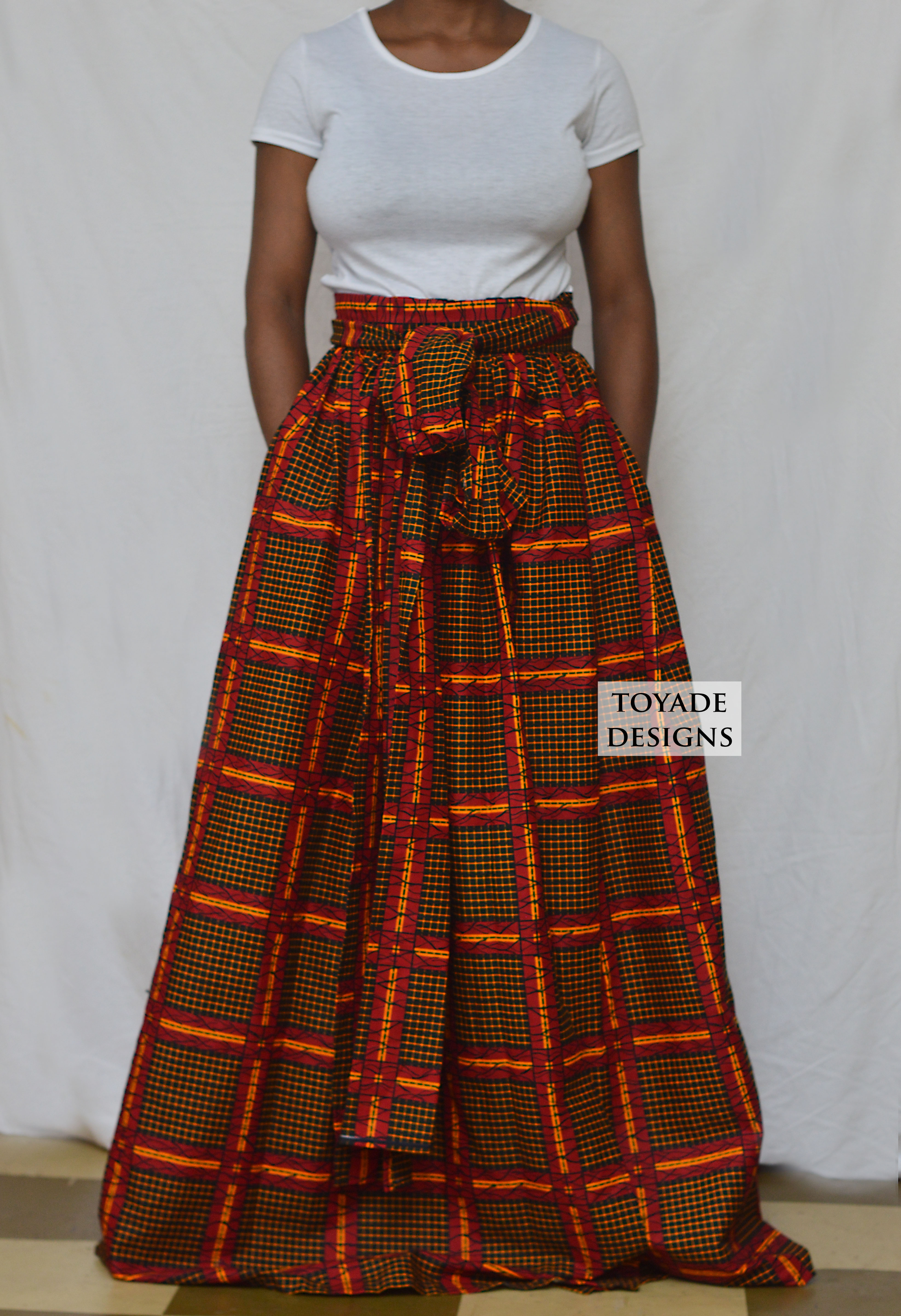 a line ankara skirt