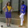 Matching Royal Blue & Gold African Clothing Dashiki for Husband & Wife - AFRICA BLOOMS