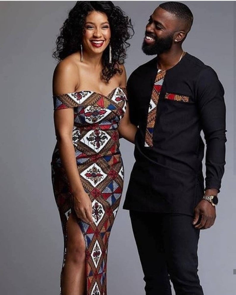 african dress for couples