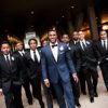 Navy Blue Groom Suit - Black Groomsmen Suit - Wedding Suits for Men - Tuxedo Suits - AFRICA BLOOMS