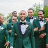 Green Mens Wedding Suit - AFRICA BLOOMS
