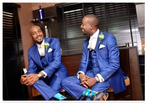 Blue Mens Wedding Suits - Blue Groomsmens Suit - Blue Groom Wedding Suit - AFRICA BLOOMS