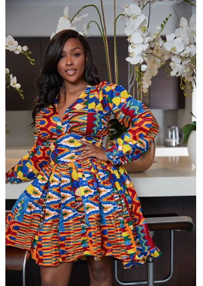african print gown styles