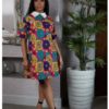 Latest African Clothing Dress - Ankara Dress Dashiki - 3XL - AFRICA BLOOMS
