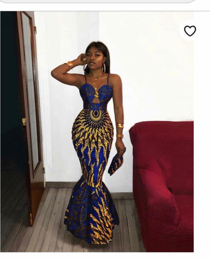african homecoming dress