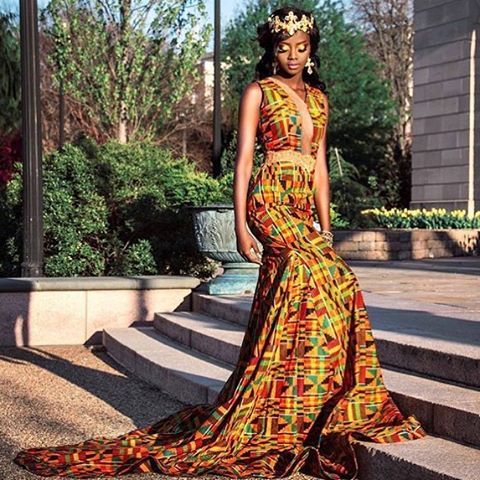 Dashiki Maxi Dress African Print Dress African Print Prom Dress