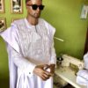 White Agbada African Wedding Groom Suit - AFRICA BLOOMS